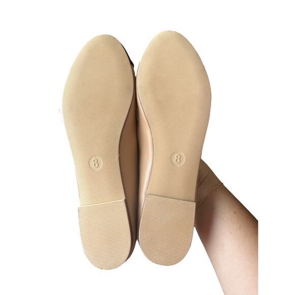 A New Day Women's Tan Jennie Classic Ballet Flats Size 8 - Picture 6 of 7